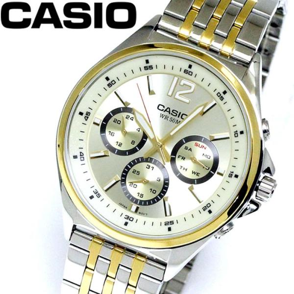 CASIO 腕時計 メンズ ブランド 新モデル STANDARD MTP-E303SG-9A カシオ...