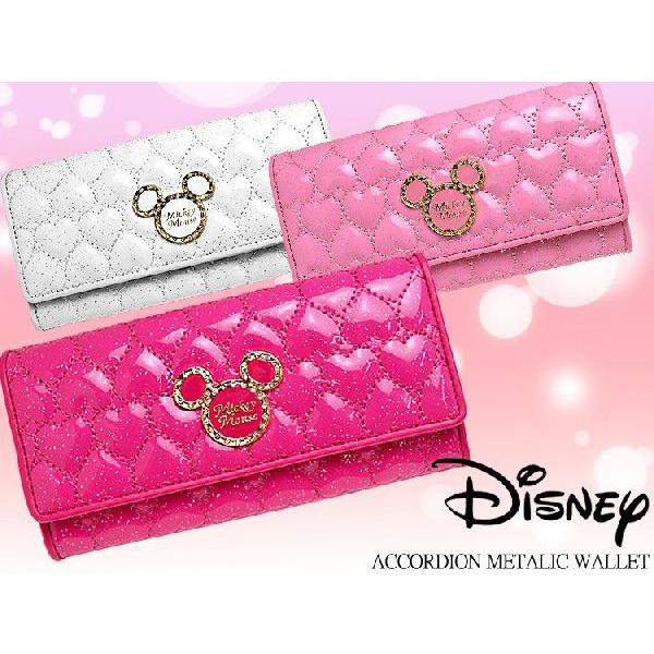 財布 長財布 ディズニー Disney ミッキー キルト レディース 財布