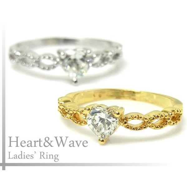 指輪 リング レディース ゆびわ ハート リング