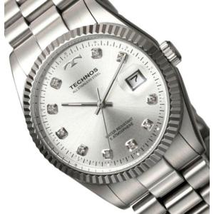 メーカー正規品】TECHNOS テクノス 高級感 腕時計 ラウンド デイト
