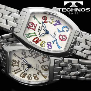 腕時計 レディース 時計 テクノス 防水 TECHNOS トノー型 TSL407｜hapian
