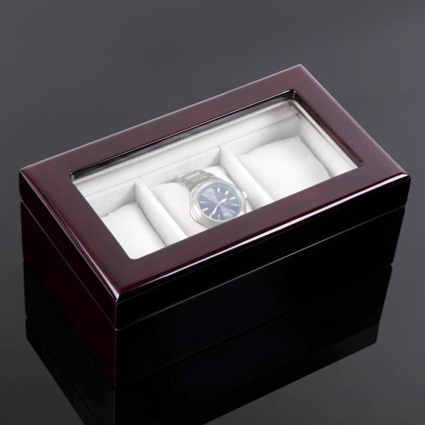 ウォッチボックス 木製腕時計収納ケース 腕時計ケース ウォッチケース 時計ボックス 時計ケース 3本...