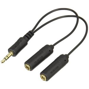 ELECOM iPod用モバイル イヤホン分岐ケーブル IPC-AS/BK