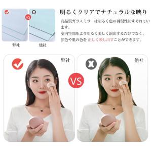回転式 全身鏡 全身ミラー おしゃれ 収納 割...の詳細画像5
