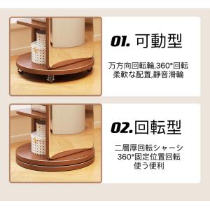 回転式 全身鏡 全身ミラー おしゃれ 収納 割...の詳細画像3
