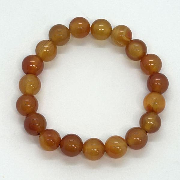 カーネリアン10mm パワーストーン ブレスレット　天然石 おしゃれ  サイズが選べる Carnel...