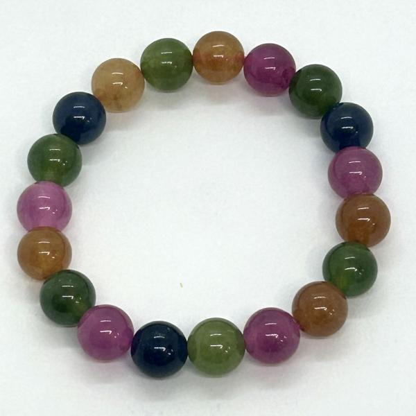 トルマリン10mm パワーストーン ブレスレット16cm　天然石 おしゃれ ブラジル産  Tourm...