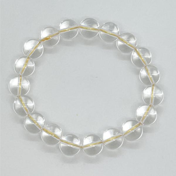 クリスタル10mm パワーストーン ブレスレット　天然石 おしゃれ ブラジル産 サイズが選べる Cr...