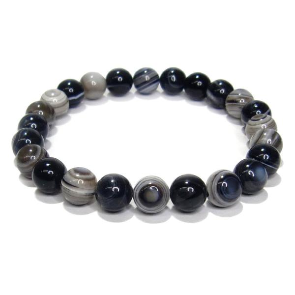 パワーストーンブレスレット アイアゲート 天眼石 天然石 送料無料【クリックポスト発送】