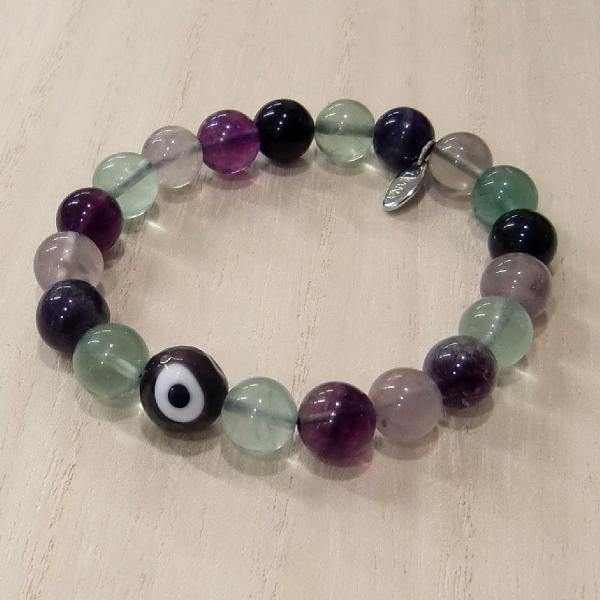 パワーストーン ブレスレット フローライト 天然石 LJF556