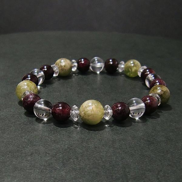 パワーストーンブレスレット ガーネット 天然石【送料無料】