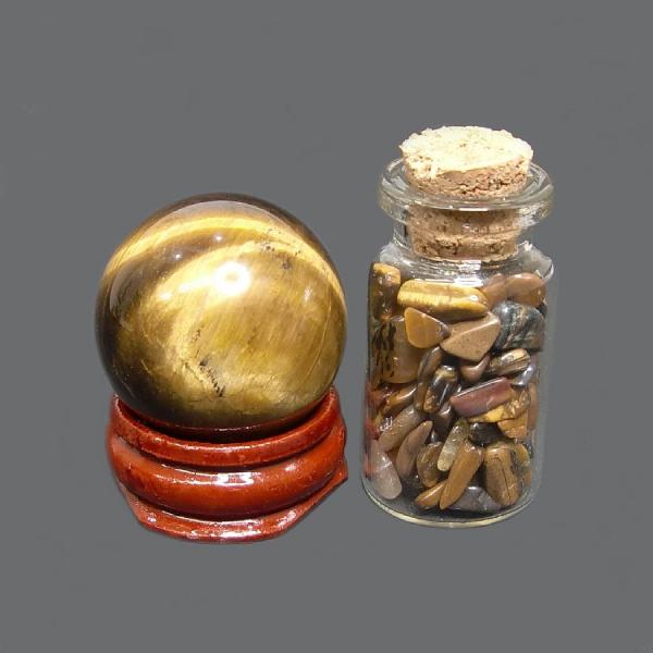 限定大特価 タイガーアイ丸玉  29mm  tiger eye ornament 天然石 置物 イン...