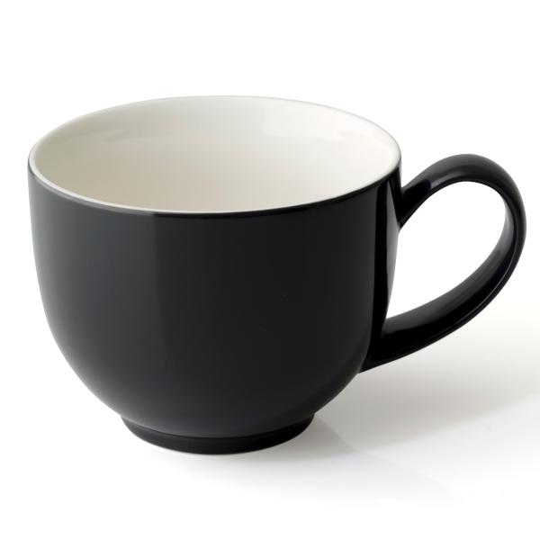 FORLIFE Q ティーカップ with ハンドル ブラック グラファイト 521-Bkg