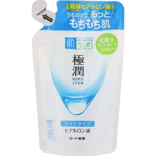 肌ラボ 極潤 ヒアルロン酸 化粧水 ライトタイプ ヒアルロン酸3種配合 詰替用 170ml 4個セッ...
