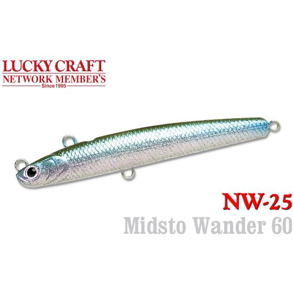 ラッキークラフト NW-Amigo 25 ミドストワンダー60