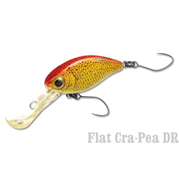 ラッキークラフト フラットクラ・ピーDR - イカ皮貼り