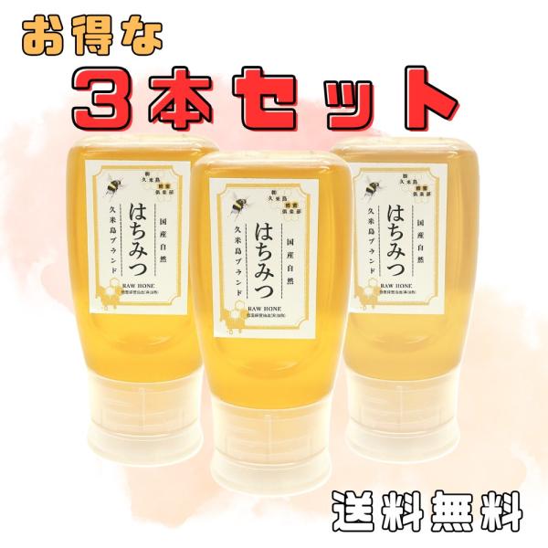【送料無料】3本セット 国産 アカシアはちみつ 300g 蜂蜜 日本 天然蜂蜜 純粋 上品な甘さ 健...