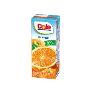 送料無料　Doleドール　100％オレンジ　200ml　1ケース18本入