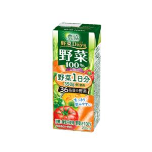 送料無料　野菜デイズ　農協 野菜Days 野菜100％　200ml　24本セット