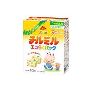 粉ミルク/森永チルミル エコらくパックつめかえ...の詳細画像1