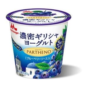 ギリシャヨーグルト／パルテノ／森永乳業　濃密ギリシャヨーグルト　ブルーベリーソース入り　１２個セット...
