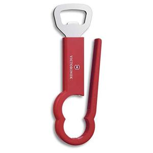 VICTORINOX(ビクトリノックス) ペットボトルオープナー 栓抜きとしても使えるPETボトルオープナー 17cm レッド テコの原理で小さ｜hapitize
