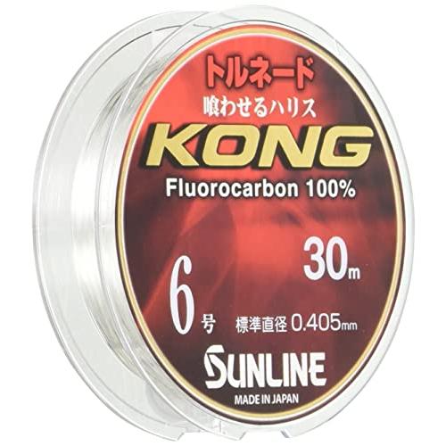サンライン(SUNLINE) ハリス トルネード KONG フロロカーボン 30m 6号 ナチュラル...