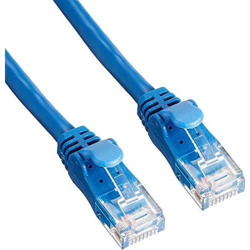 エレコム LANケーブル CAT6A 15m 爪折れ防止コネクタ cat6a対応 やわらか ブルー ...