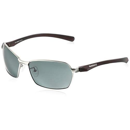 シマノ(SHIMANO) 釣り用 偏光サングラス 撥水メタルフィッシンググラスPC グロスシルバー&amp;...