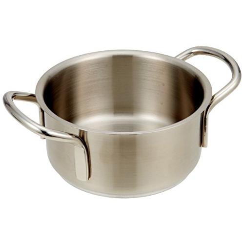 遠藤商事 業務用 ムラノ 外輪鍋 (蓋無)16cm IH対応 18-8ステンレス ASTH901