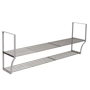 田窪工業所 伸縮パイプ棚2段 幅90~120cm TS2-120L｜hapitize
