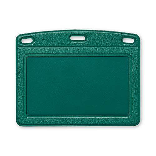 オープン工業 名札ケース レザー調 10枚 緑 NB-360-GN