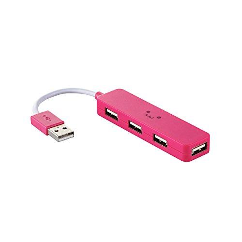 エレコム USB2.0 ハブ 4ポート バスパワー Nintendo Switch動作確認済 ピンク...