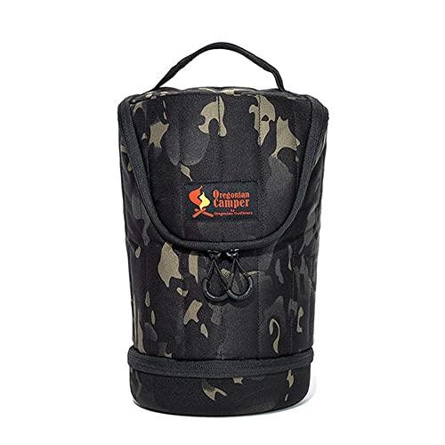 [Oregonian Camper] ランタンケース ランタンドラム ブラックカモ