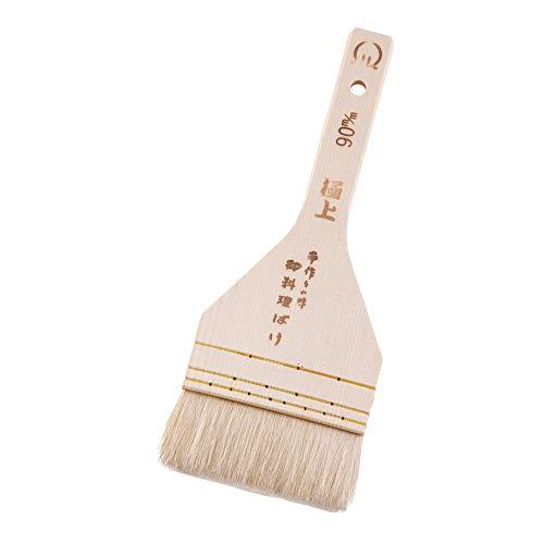 遠藤商事 業務用 木柄極上白ハケ(山羊毛) 90mm BHK36090