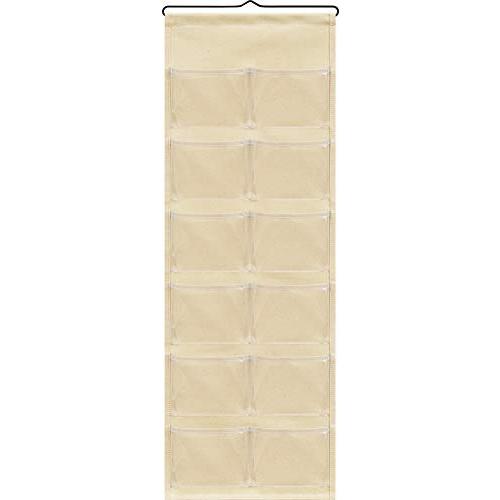 サキ(Saki) ウォールストレージ マチ付(12ポケット) ナチュラル 日本製 W-122 幅28...