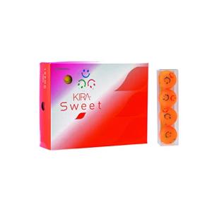 キャスコ(Kasco) ゴルフボール レディース KIRA SWEET キャラマーク入り 1ダース(12個入り) オレンジ｜hapitize