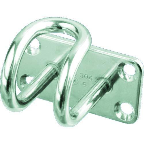 TRUSCO(トラスコ) ステンレスワイヤープレートフック 6mm 1個入 TPH-6