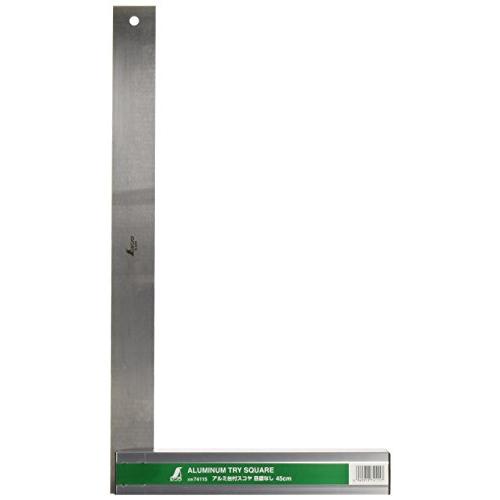 シンワ測定(Shinwa Sokutei) アルミ台付スコヤ 450mm 74115