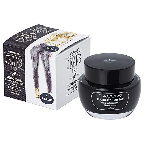 TACCIA 万年筆インク 水性染料 ジーンズインク ブラック TFPI-WD401-1