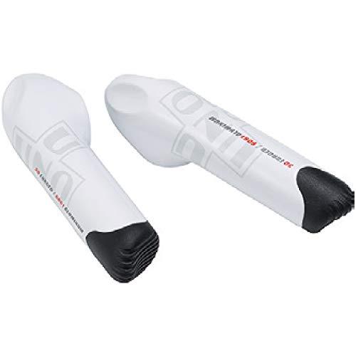 kalloy(カロイ) アルミバーエンド 自転車 ショートリーチ 重量:75g ホワイト マウンテン...