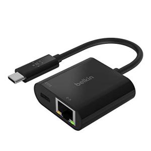 Belkin USB-C to Gigabit Ethernet + USB-C 60W PD対応 有線LAN 変換アダプター iPhone 1｜hapitize