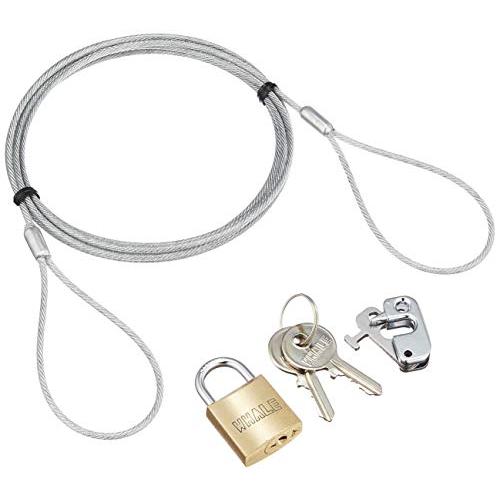 サンワサプライ パソコンセキュリティワイヤーロック(南京錠) SL-57