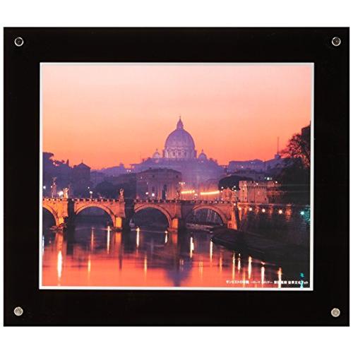 FUJICOLOR 額縁 プロフレーム 4切 アクリル ブラック 40114