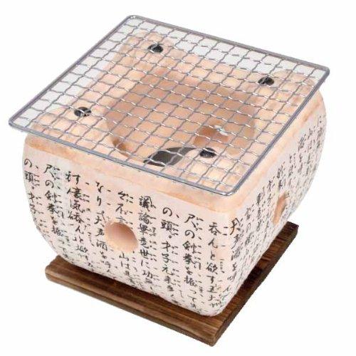 イシガキ産業 民芸コンロ あみ付き 白 15cm