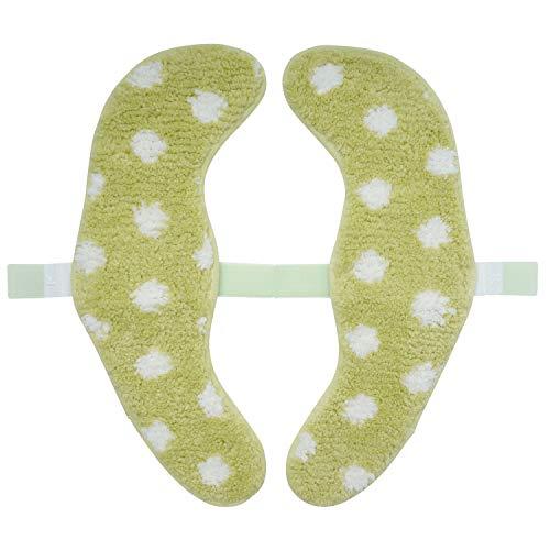 カキウチ トイレファブリック ドットグリーン 幅17×奥行40×高さ0.5cm