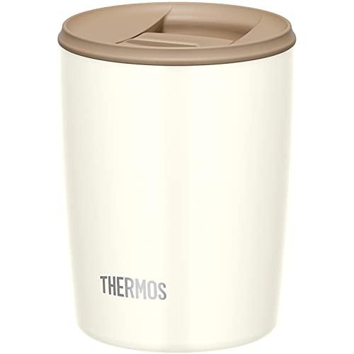 サーモス 真空断熱タンブラー フタ付き 300ml ホワイト JDP-300 WH
