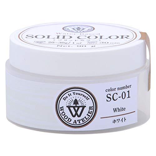和信ペイント 水性ペースト状ニス ウッドアトリエ ソリッドカラー 90g ワックス感覚で使える 80...