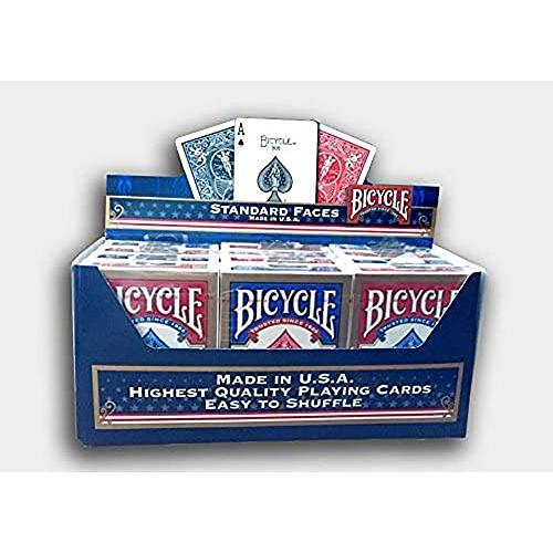 BICYCLE(バイスクル) ライダーバック STANDARD トランプ 12個パック（青6個/赤6...