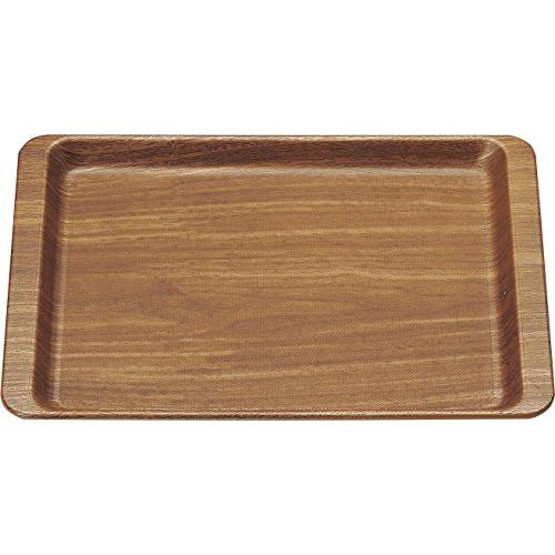 木目調ABSトレー(長角盆)濃木目 NS M44-368